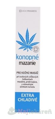 MedicProgress konopné mazanie Extra chladivé 100 ml Medicprogress www.bohre.sk