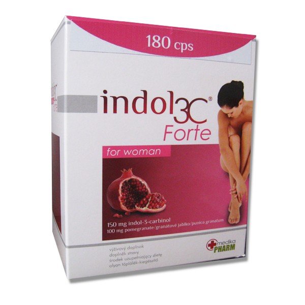 Medikapharm Indol3C forte for woman 180 kapsúl Indol www.bohre.sk