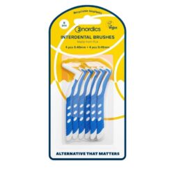 Medzizubné kefky z recyklovateľného bioplastu PLA 4 x 0,40 mm a 4 x 0,45 mm NORDICS 8 ks Nordics oral care www.bohre.sk