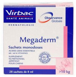 Megaderm pri kožných problémoch pre psy a mačky 28x8ml VIRBAC www.bohre.sk