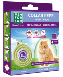 Menforsan Přírodní obojek pro kočky odpuzující klíšťata a blechy 30 cm MEN FOR SAN www.bohre.sk