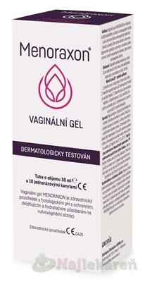 Menoraxon Vaginálny Gél 30 ml + 10 jednorazových kanýl Menoraxon www.bohre.sk