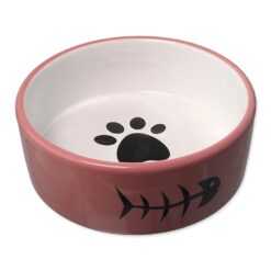 Miska Magic Cat keramická ružová/biela 12,5x4,5cm 350ml MAGIC CAT www.bohre.sk