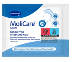 MoliCare SKIN Rinse free shampoo cap čiapka so šampónom a kondicionérom Hartmann www.bohre.sk