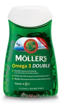 Mollers Omega 3 Daily Health rybí olej 112 kapsúl Moller´s www.bohre.sk