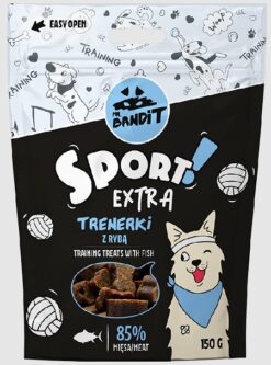 Mr. Bandit sport extra with fish training treats - maškrta pre psy 150g Mr. Bandit www.bohre.sk
