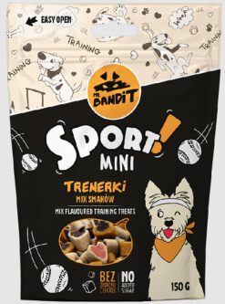 Mr. Bandit sport mini mix flavour training treats - maškrta pre psy 150g Mr. Bandit www.bohre.sk