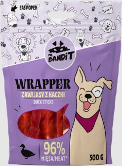 Mr. Bandit wrapper XL duck sticks maškrta pre psy 500 g Mr. Bandit www.bohre.sk