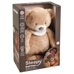 NATTOU Uspávačik plyšový hudobný so svetielkom a senzorom plaču 4v1 Sleepy Bear Beige 0m+ NATTOU www.bohre.sk