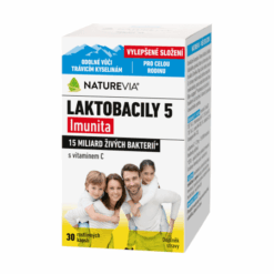 NATUREVIA Laktobacily "5" imunita s vitamínom C 30 kapsúl NATUREVIA www.bohre.sk