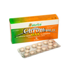 NATURICA Chróm max so zeleným čajom a vlákninou 30 tabliet Naturica www.bohre.sk
