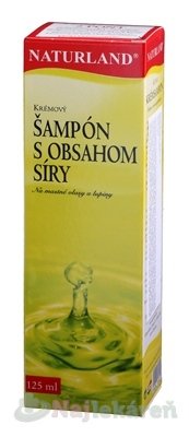 NATURLAND KRÉMOVÝ ŠAMPÓN S OBSAHOM SÍRY 125 ml Naturland www.bohre.sk