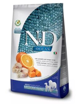 N&D Grain Free Pumpkin DOG Adult Mini Codfish & Orange 7 kg Farmina www.bohre.sk