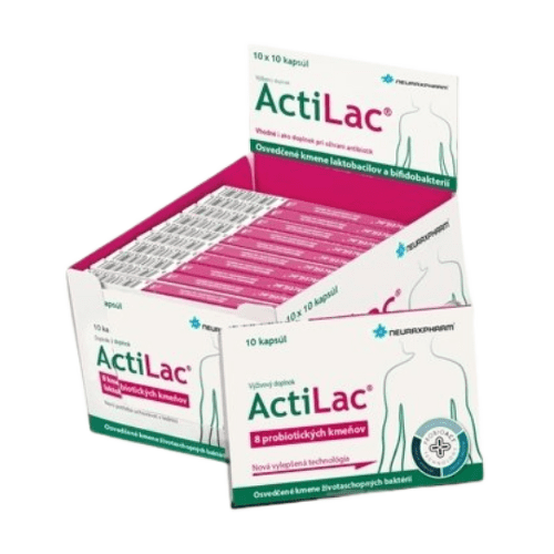 NEURAXPHARM Actilac box 100 kapsúl Neuraxpharm www.bohre.sk