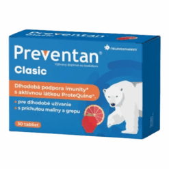 NEURAXPHARM Preventan clasic junior jahoda 30 ks Neuraxpharm www.bohre.sk