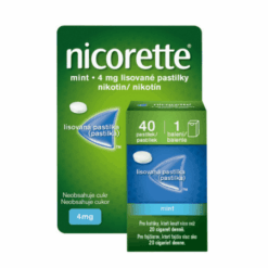 NICORETTE Mint 4mg lisované pastilky 40 ks NICORETTE www.bohre.sk