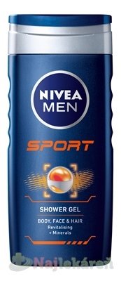 NIVEA MEN SPRCHOVÝ GÉL SPORT 250ml NIVEA www.bohre.sk