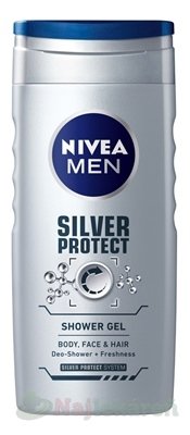 NIVEA MEN SPRCHOVÝ GÉL Silver protect 250ml NIVEA www.bohre.sk