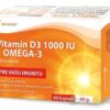 NOVENTIS Vitamín D3 1000 IU + Omega-3 60 kapsúl Noventis www.bohre.sk