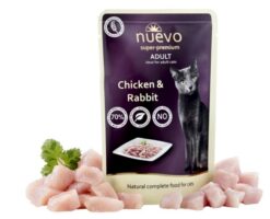 NUEVO cat Adult Chicken & Rabbit kapsičky pre mačky 16x85g Nuevo www.bohre.sk