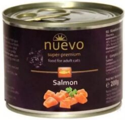 NUEVO cat Adult Salmon konzervy pre dospelé mačky 6x200g Nuevo www.bohre.sk