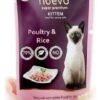 NUEVO cat Kitten Poultry with Rice kapsičky pre mačiatka 16x85g Nuevo www.bohre.sk