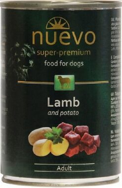 NUEVO dog Adult Lamb & Potato konzervy pre psy 6x400g Nuevo www.bohre.sk