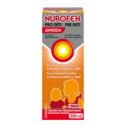 NUROFEN Pre deti jahoda 200 ml NUROFEN www.bohre.sk