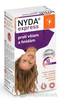 NYDA express 50ml proti všiam a hnidám Nyda www.bohre.sk