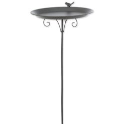 Napájačka Trixie pre vtáky upevnenie do zeme, kovové, šedé  1,800 ml/ø 35 cm TRIXIE www.bohre.sk