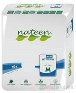 Nateen COMBI MAXI M plienky inkontinenčné, obvod bokov 95-125cm, savosť 3050ml, 10ks Nateen www.bohre.sk