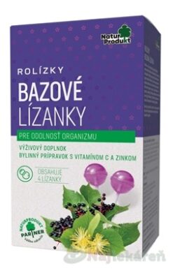 NaturProdukt ROLÍZKY Bazové Lízanky pre odolnosť organizmu 4 ks NATUR PRODUKT www.bohre.sk