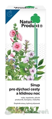 NaturProdukt Sirup pre dýchacie cesty, pokojnú noc sirup 200ml NATUR PRODUKT www.bohre.sk