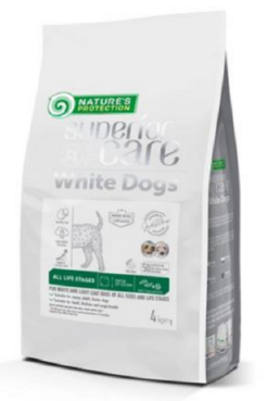 Natures Protection Superior care granule s hmyzom pre biele dospelé psy všetkých plemien 4kg Natures Protection www.bohre.sk