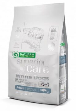 Natures Protection Superior care white dog GF adult white fish small&mini - krmivo pre psy 1,5kg Natures Protection www.bohre.sk