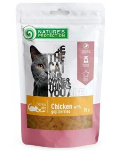 Natures Protection cat with chicken and goji berries dices 75 g Natures Protection www.bohre.sk