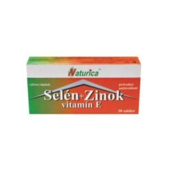 Naturica Selén + zelený čaj + Vitamín E 30 tabliet Naturica www.bohre.sk