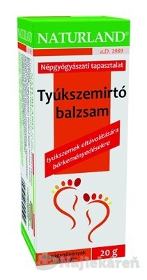 Naturland zmäkčujúci balzam na kurie oká 20 g Naturland www.bohre.sk