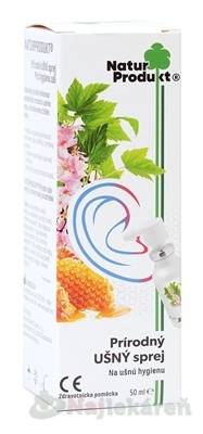 Naturprodukt Prírodný ušný sprej na ušnú hygienu 50ml NATUR PRODUKT www.bohre.sk