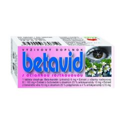 Naturvita Betavid so svetlíkom lekárskym 60 tabliet Naturvita www.bohre.sk
