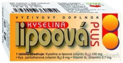 Naturvita Kyselina lipoová plus 60 tabliet Naturvita www.bohre.sk