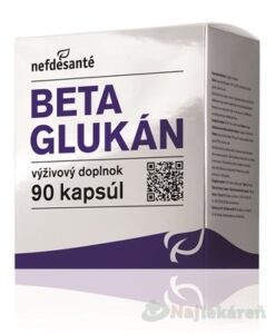Nefdesanté Beta Glukan 90 kapsúl Nefdesanté www.bohre.sk