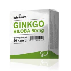 Nefdesanté GINKGO BILOBA 60mg na zlepšenie pamäti, 60ks Nefdesanté www.bohre.sk