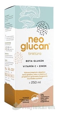 NeoGlucan tinktúra beta-glukán Vitamín C a zinok 250 ml DIMENZIA, spol. s r.o. www.bohre.sk