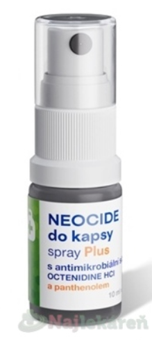 Neocide spray Plus do vrecka ENEO 10ml ENEO Pharmaceuticals s. r. o. www.bohre.sk