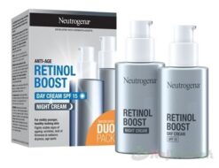 Neutrogena Retinol Boost denný krém SPF 15 50 ml + nočný krém s retinolom 50 ml darčeková sada Neutrogena www.bohre.sk