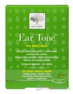 New Nordic Ear Tone pre dobrý sluch 30 tabliet NEW NORDIC www.bohre.sk