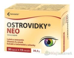 Noventis Ostrovidky Neo 30+15 kapsúl Noventis www.bohre.sk