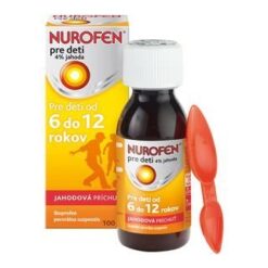 Nurofen pre deti 4% jahoda sus.por.1 x 100 ml/4,0 g Nurofen www.bohre.sk