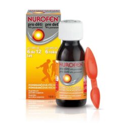 Nurofen pre deti 4% pomaranč sus.por.1 x 100 ml/4,0 g Nurofen www.bohre.sk